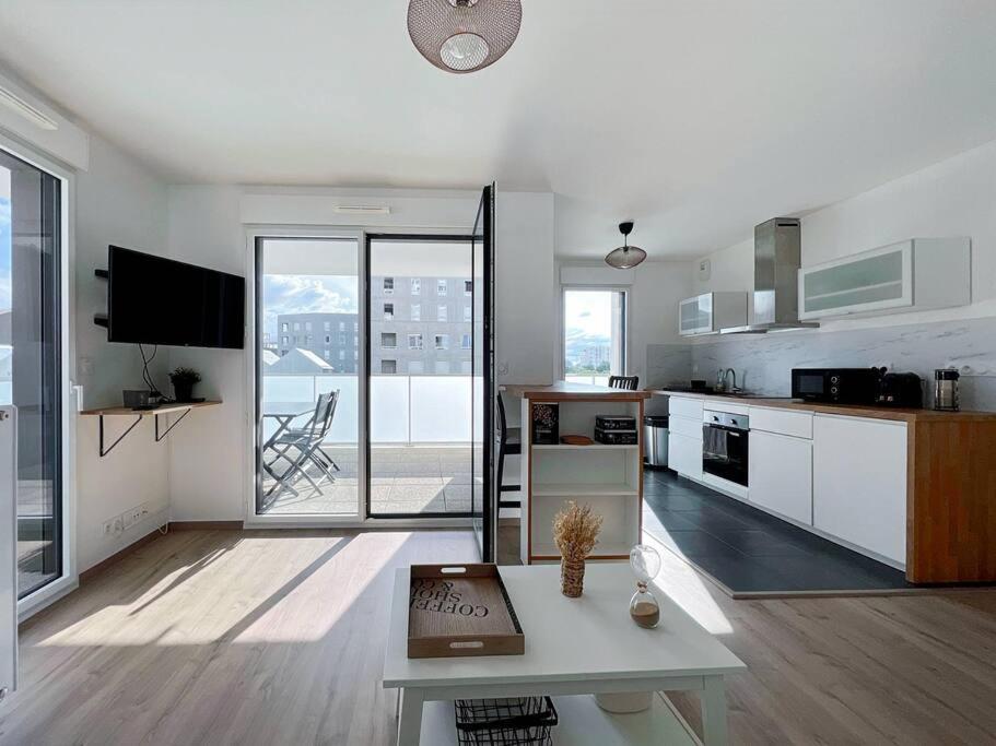 Perle De Baud - Centre - Luxueux - Fitness Apartment Rennes Bagian luar foto